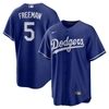 Nike Freddie Freeman Royal Los Angeles Dodgers Alternate Replica Player Jersey In Blue