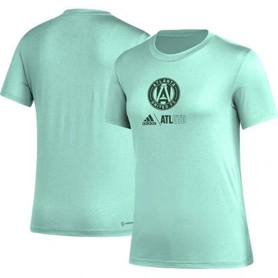 Adidas Originals Adidas Mint Atlanta United Fc Aeroready Club Icon T-shirt