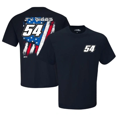 Joe Gibbs Racing Team Collection Navy Ty Gibbs Exclusive Tonal Flag T