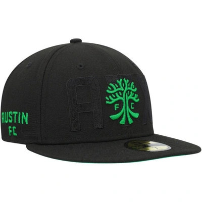 New Era Black Austin Fc Kick Off 59fifty Fitted Hat