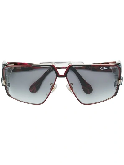 Cazal Geometric Shaped Sunglasses In Multicolour