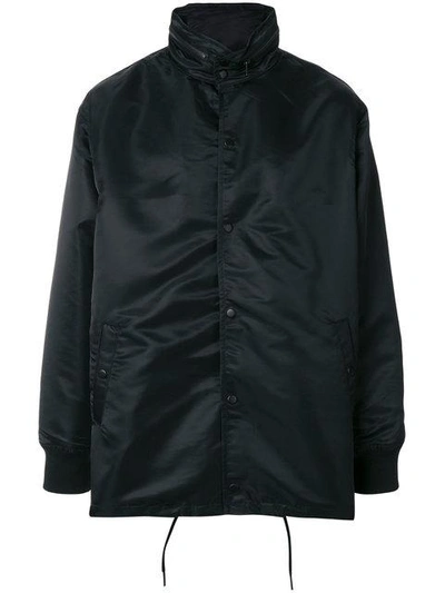 Y-3 Hooded Coach's Jacket In Black