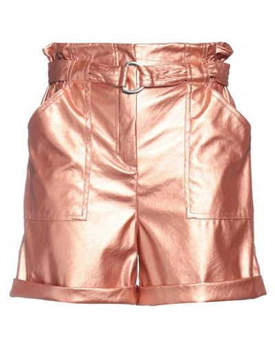 Kaos Jeans Woman Shorts & Bermuda Shorts Copper Size 6 Pes - Polyethersulfone, Polyurethane In Orange