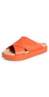 Beek Kite Crisscross Slide Sandal In Tangerine