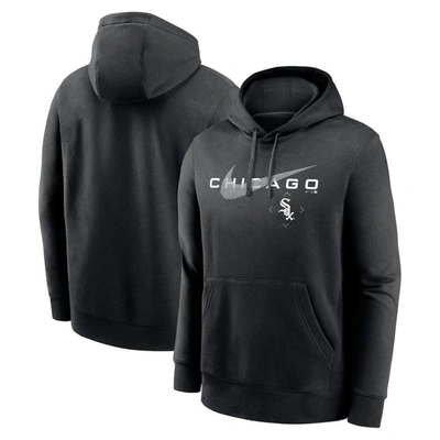 Nike Men's  Black Chicago White Sox Big And Tall Over Arch Pullover Hoodie
