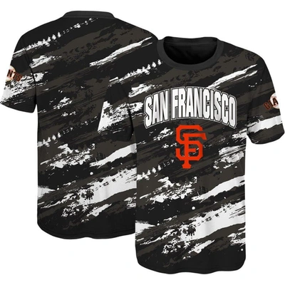 Outerstuff Kids' Youth Black San Francisco Giants Stealing Home T-shirt