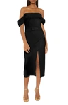 Likely Paz Off The Shoulder Midi Dress In Black