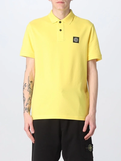 Stone Island Polo  Herren Farbe Gelb In Yellow