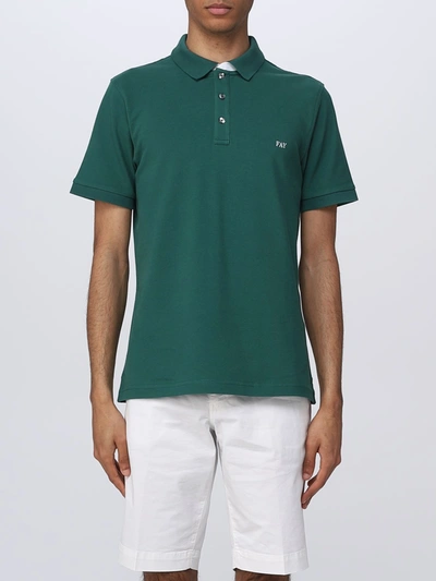 Fay Polo Shirt  Men Color Moss Green In Green