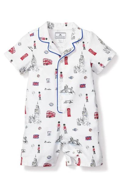 Petite Plume Baby Boy's London Is Calling Summer Romper In White