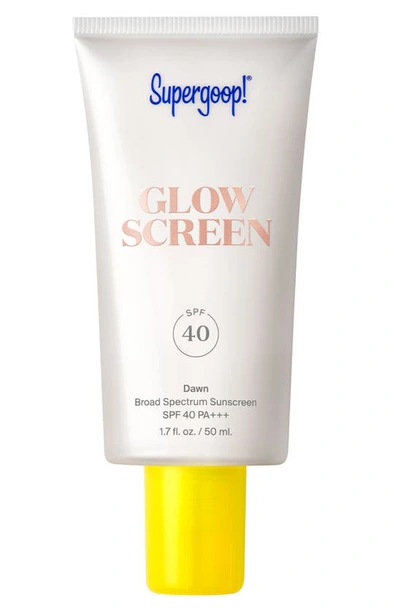 Supergoop ! Glowscreen Spf 40 Sunscreen With Hyaluronic Acid + Niacinamide 1.7 oz Dawn / 50 ml - Pink Pearl