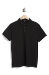 Westzeroone Boston Cotton Blend Polo In Black