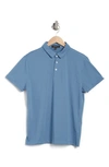 Westzeroone Boston Cotton Blend Polo In Live Blue