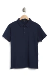 Westzeroone Boston Cotton Blend Polo In Blue Night