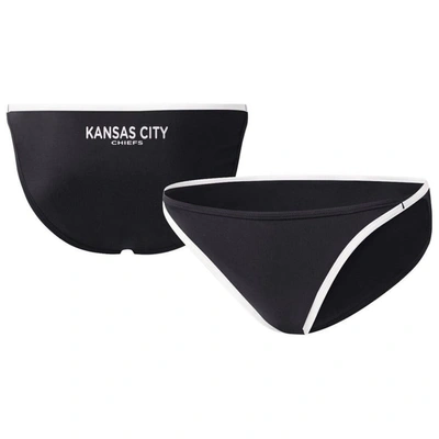 G-iii 4her By Carl Banks Black Kansas City Chiefs Play Action Bikini Bottom