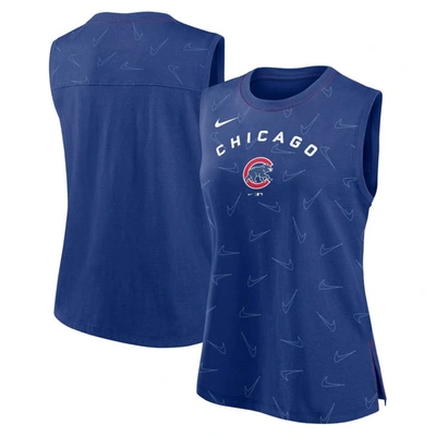 Nike Royal Chicago Cubs Muscle Play Tank Top