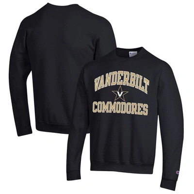 Champion Black Vanderbilt Commodores High Motor Pullover Sweatshirt