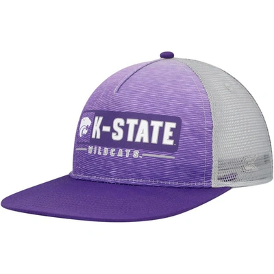 Colosseum Men's  Purple, Gray Kansas State Wildcats Snapback Hat In Purple,gray