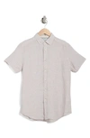 Report Collection Short Sleeve Linen Shirt