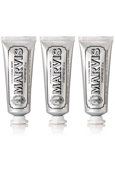 Marvis Whitening Toothpaste, 3 X 25ml - Clear