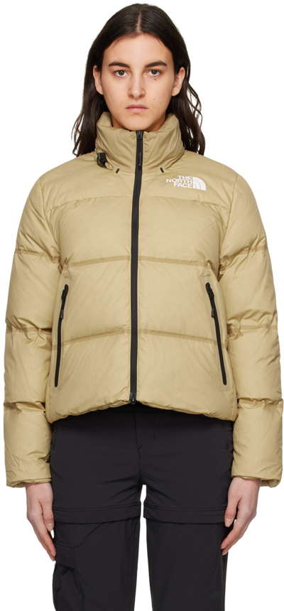 The North Face Beige Rmst Nuptse Down Jacket In Lk5 Khaki Stone