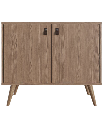 Manhattan Comfort Amber Accent Cabinet In Blue