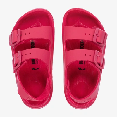 Birkenstock Kids' Girls Pink Buckled Sandals