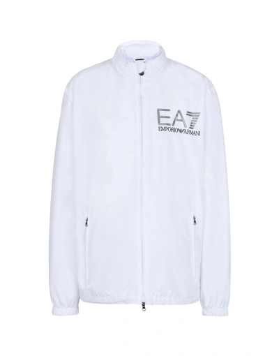 Ea7 Jackets In White