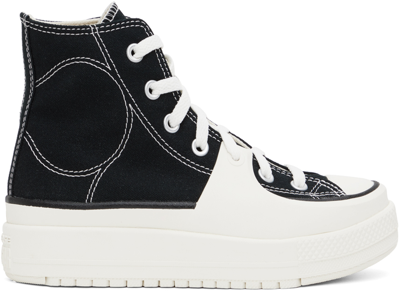 Converse Chuck Taylor All Star Construct Sneakers In Black/vintage White/