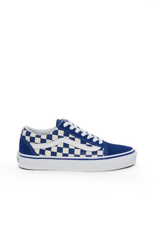 vans primary check old skool blue