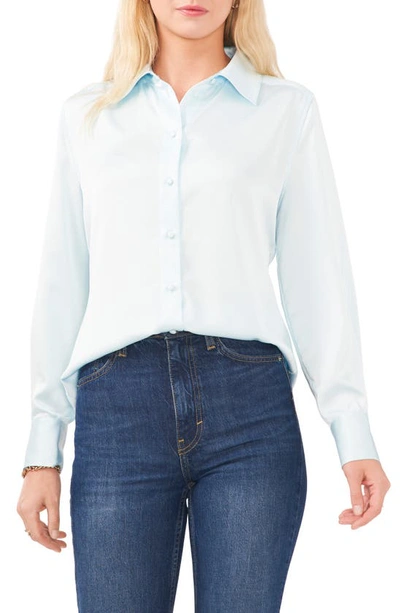 Vince Camuto Long Sleeve Button Front Shirt In Sea Breeze