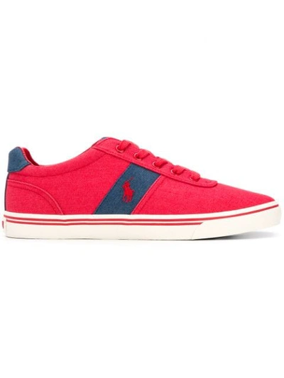 Polo Ralph Lauren Low Top Sneakers In Red