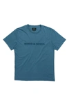 Rodd & Gunn Thomsons Crossing Embroidered Logo T-shirt In Petrol