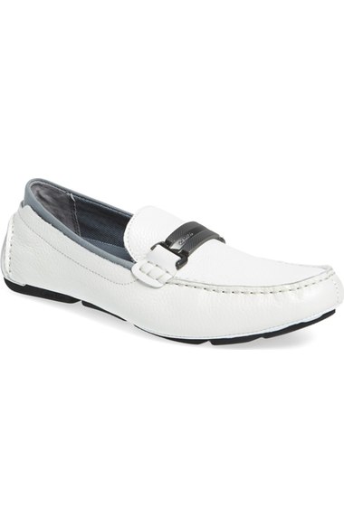 Calvin Klein 'maxim' Driving Shoe (men) In White | ModeSens