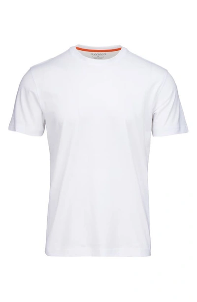 Swims Men's Aksla Cotton Short-sleeve T-shirt In White