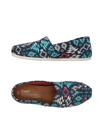 Toms Loafers In Dark Blue