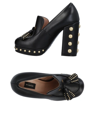 Pinko Loafers In Black