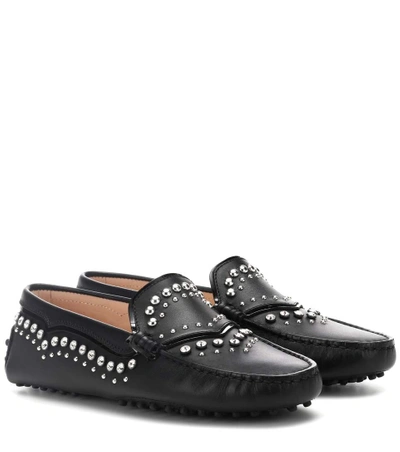 Tod's Gommino Leather Loafers In Female
