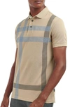 Barbour Blaine Polo Shirt In Washed Stone