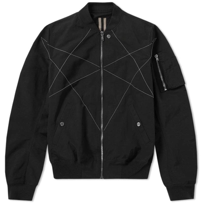 ジャケット・アウター Rick Owens Drkshdw Hexagon Flight Jacket Rick Owens Drkshdw Black Cross Hexagon Flight Jacket Rick