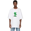 Gosha Rubchinskiy White Printed Alien T-shirt