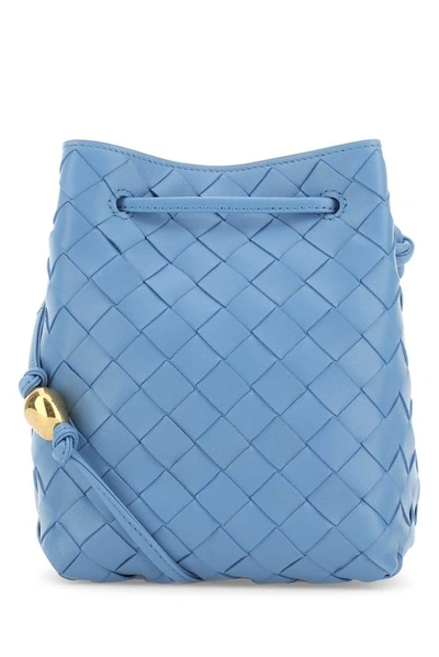 Bottega Veneta Braided Bucket Bag In Blue
