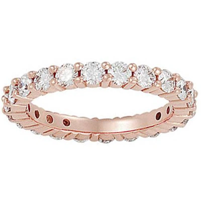 Pompeii3 2ct Diamond Eternity Ring 14k Rose Gold In Multi
