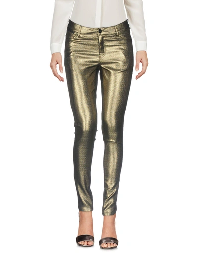 Maison Scotch Casual Pants In Gold