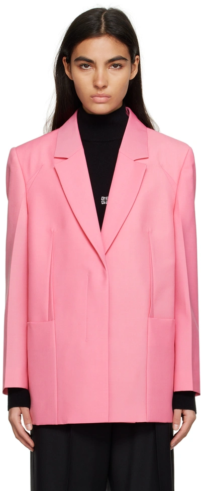 Givenchy Pink Oversized Blazer In New