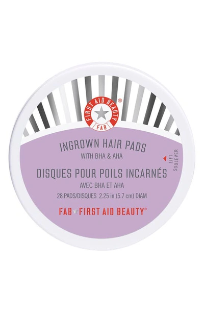 First Aid Beauty Ingrown Hair Pads With Bha & Aha