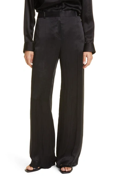 The Row Bany Low-rise Trousers In Black