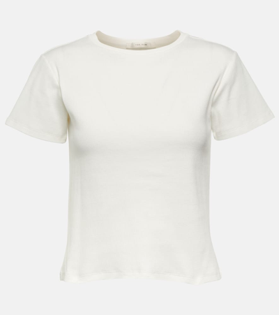 The Row Fedras Cotton-blend T-shirt In White