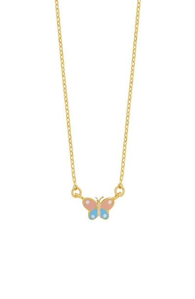 Bony Levy Kids' 14k Gold Butterfly Pendant Necklace In 14k Yellow Gold
