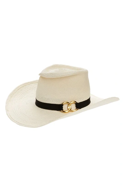 Gladys Tamez Brooks Cowboy Hat In White